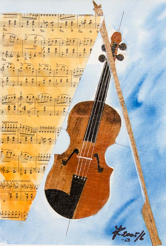 63 Violine und Notenheft