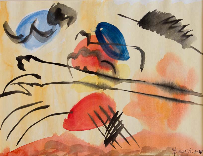 41 Studie nach Wassily Kandinsky I.