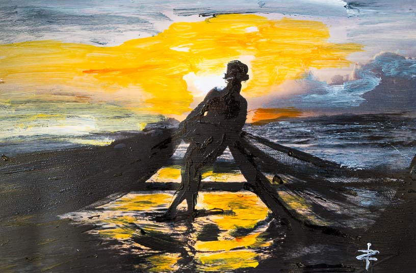 475 Fischfang am Morgen