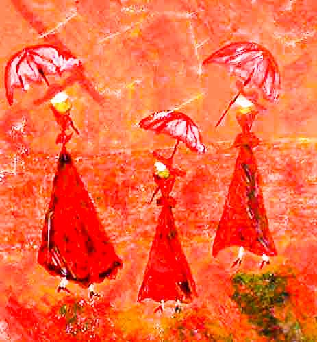 148 Frauen mit Schirm III.