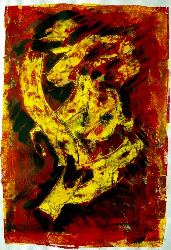 175 Pferd und Feuertanz